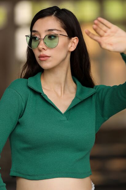 Kadın Bluz  Yeşil