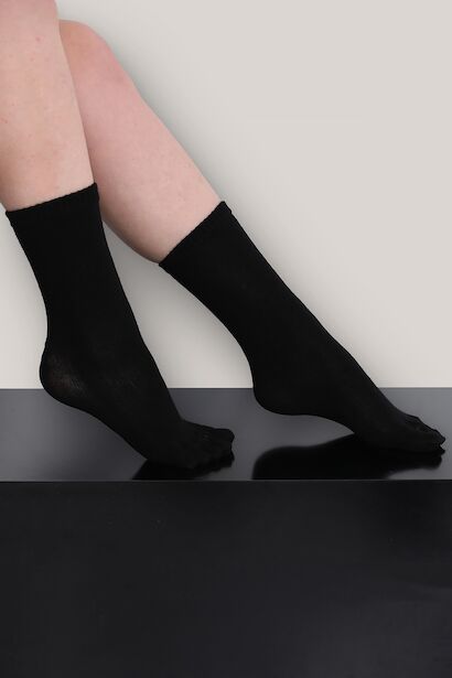 Kadın Parmak Çorap  Siyah